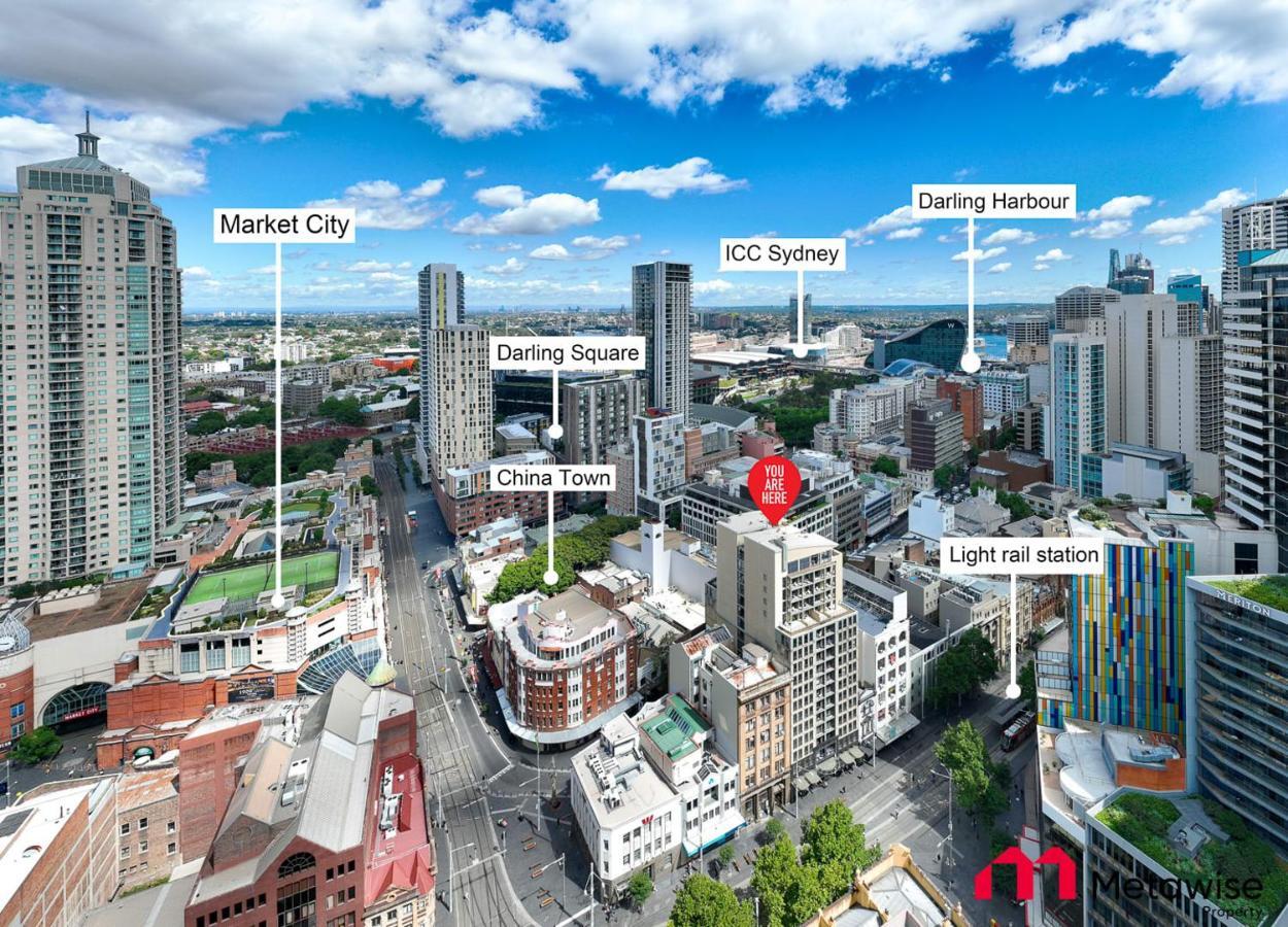 Metawise Sydney Cbd Haymarket Luxe 2Bed Penthouse Aqua Bagian luar foto
